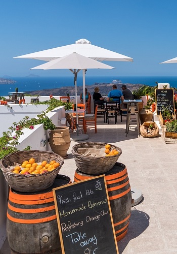 Restauracja w Grecji